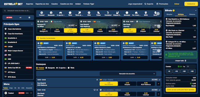 Sporting bet online