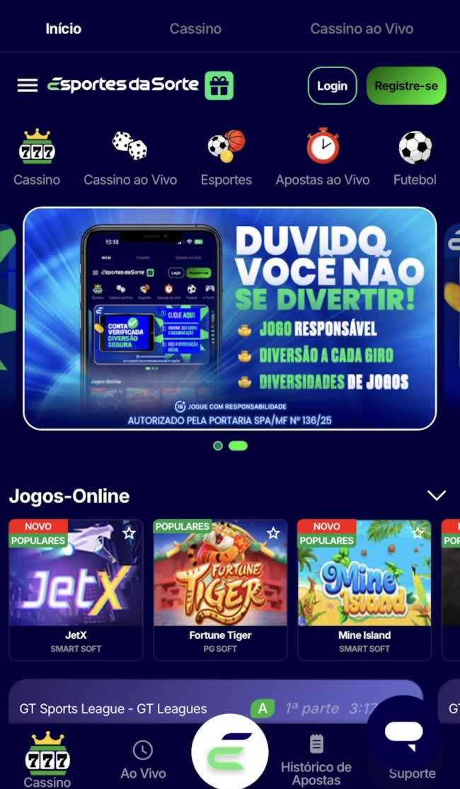 Multicanal jogo ao vivo